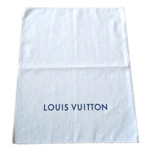 Louis Vuitton Dust Bag Envelope Flap Style 15x18 Medium Ivory Felt Bag Purse